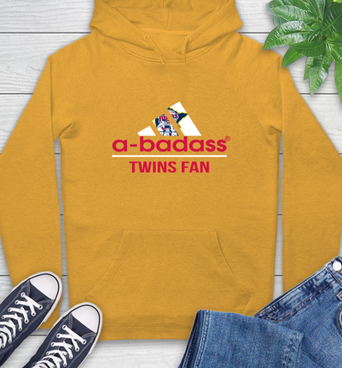 MLB A Badass Minnesota Twins Fan Adidas Baseball Sports Hoodie 2