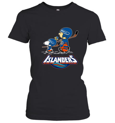 Let's Play New York Islanders Ice Hockey Snoopy NHL Women's T-Shirt