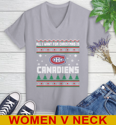 Montreal Canadiens NHL Hockey All I Want For Christmas Is My Team Sports 76