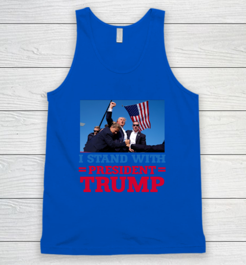 Trump Shot Shirt I Stand With President Trump Tank Top 3