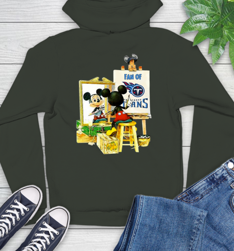 NFL Football Tennessee Titans Mickey Drawing Shirt 24