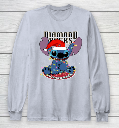 Arizona Diamondbacks MLB noel stitch Baseball Christmas Long Sleeve T-Shirt 4