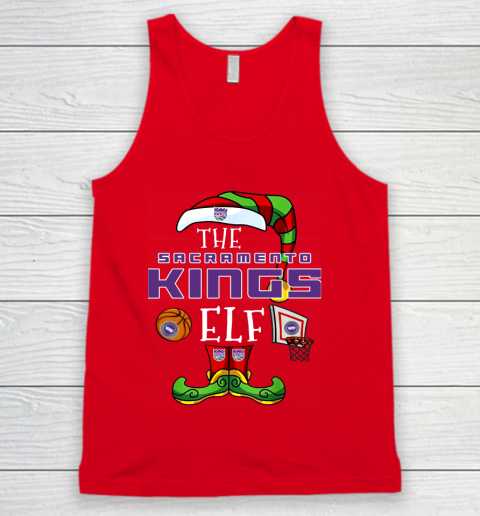 Sacramento Kings Christmas ELF Funny NBA Tank Top 5