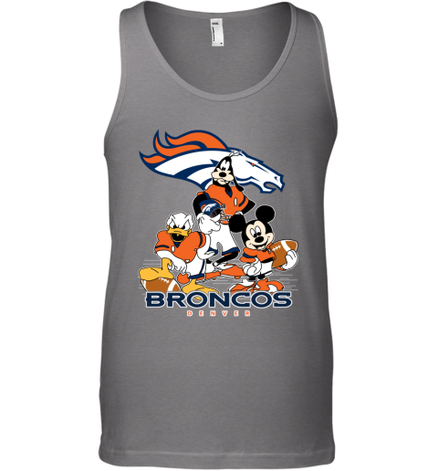 NFL Denver Broncos Mickey Mouse Donald Duck Goofy Football T Shirt -  Rookbrand