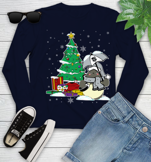 Los Angeles Kings NHL Hockey Cute Tonari No Totoro Christmas Sports Youth Long Sleeve 2