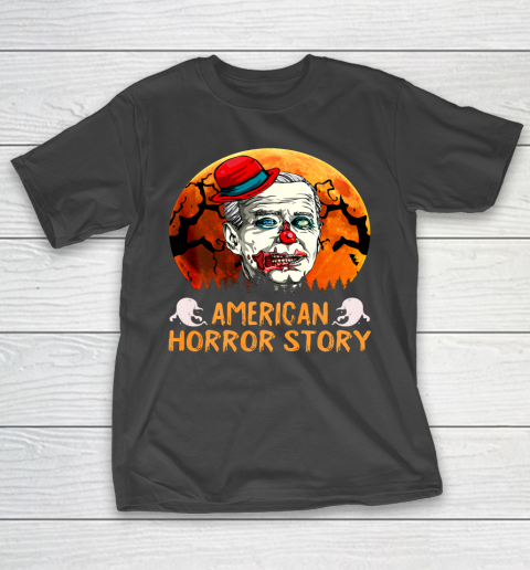 Joe Biden Horror American Clown Story Halloween Anti Biden T-Shirt