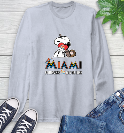 MLB The Peanuts Movie Snoopy Forever Win Or Lose Baseball Miami Marlins 63