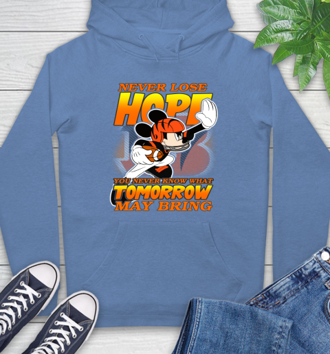 Cincinnati Bengals NFL Football Mickey Disney Never Lose Hope Hoodie 11