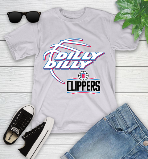 NBA Los Angeles Clippers Dilly Dilly Basketball Sports Youth T-Shirt 4