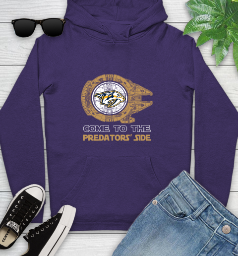 NHL Come To The Nashville Predators Wars Hockey Sports Youth Hoodie - Image 6