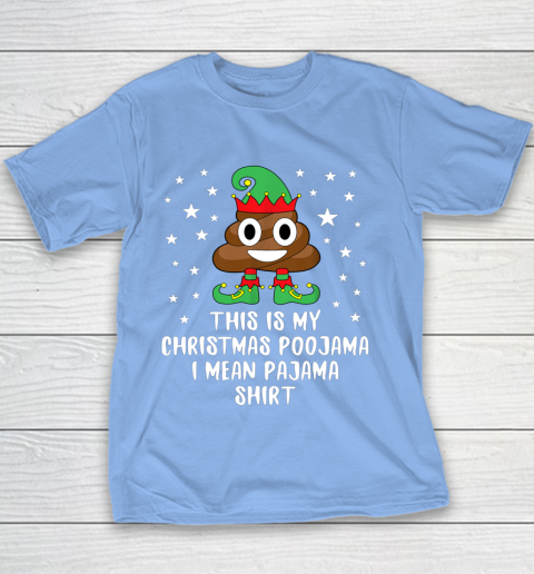 Elf Poop Emoji This Is My Christmas Poojama - Pajama Shirt