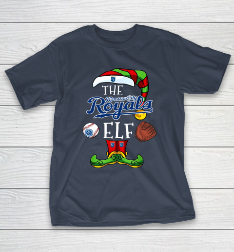 Kansas City Royals Christmas ELF Funny MLB T-Shirt 3
