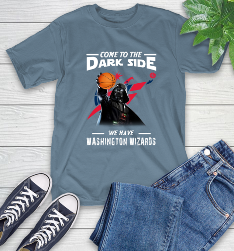 NBA Come To The Dark Side We Have Washington Wizards Star Wars Darth Vader Basketball T-Shirt 8