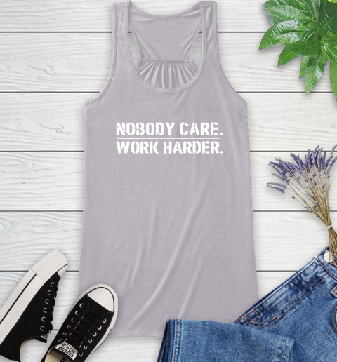 Lamar Jackson Nobody Cares Work Harder Racerback Tank 4