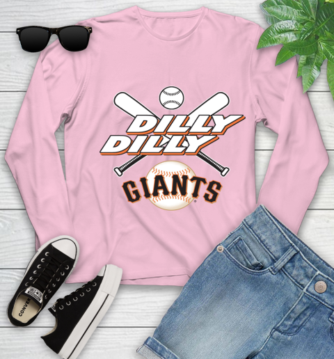 MLB San Francisco Giants Dilly Dilly Baseball Sports Youth Long Sleeve 10