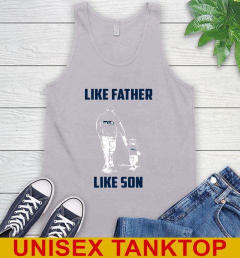 Seattle Seahawks NFL Football Like Father Like Son Sports Tank Top 3
