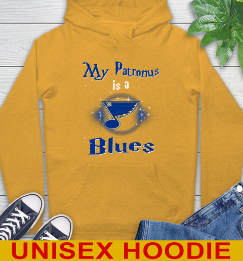 NHL Hockey Harry Potter My Patronus Is A St.Louis Blues Hoodie 2