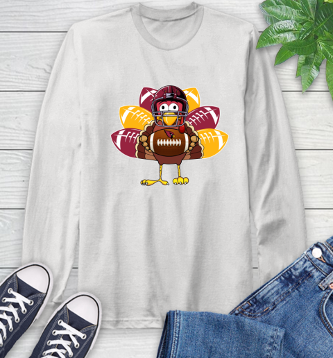 Arizona Cardinals Turkey Thanksgiving Day Long Sleeve T-Shirt