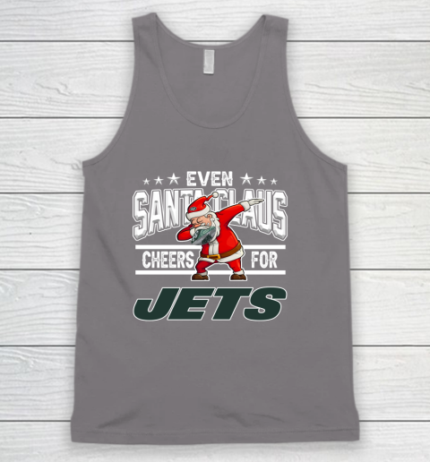 New York Jets Even Santa Claus Cheers For Christmas NFL Tank Top 6