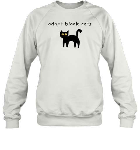 Adopt black cats Sweatshirt