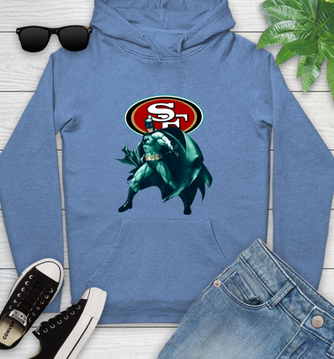 NFL Batman Football Sports San Francisco 49ers Youth Hoodie 12