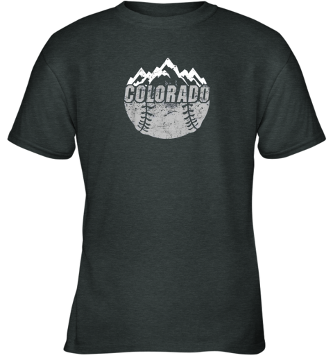 rlvu new colorado baseball rocky mountains youth t shirt 26 front dark heather