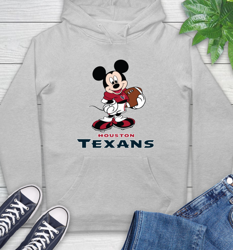 NFL Football Houston Texans Cheerful Mickey Mouse Shirt Hoodie 6
