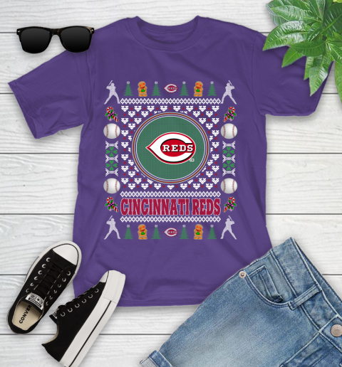 Cincinnati Reds Merry Christmas MLB Baseball Loyal Fan Ugly Shirt 102