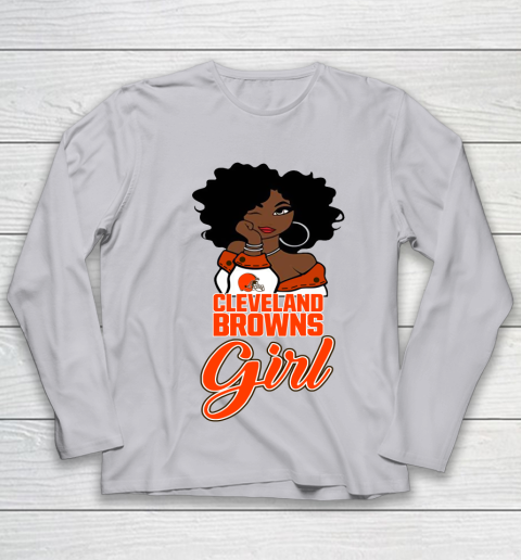 Cleveland Browns Girl NFL Youth Long Sleeve 5