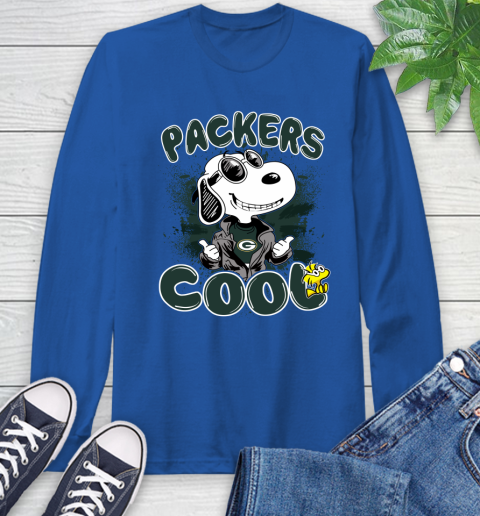 NFL Football Green Bay Packers Cool Snoopy Shirt Long Sleeve T-Shirt 11