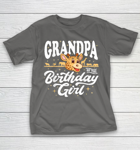 Grandpa Funny Gift Apparel  Grandpa Birthday Crew Jungle Safari Animals T-Shirt 18
