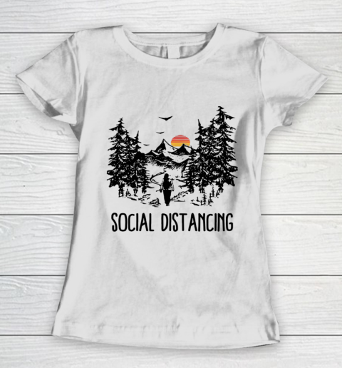 Social Distancing Shirt Camping Hiking Outdoors Women's T-Shirt