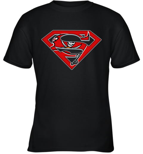 We Are Undefeatable The Tampa Bay Buccaneers x Superman NFL Youth T-Shirt