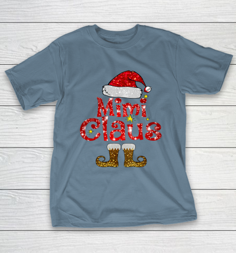 Funny Santa Mimi Claus Merry Christmas T-Shirt 6