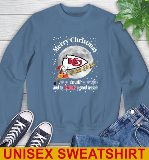 Kansas City Chiefs Merry Christmas To All And To Chiefs A Good Season NFL Football Sports Sweatshirt 10