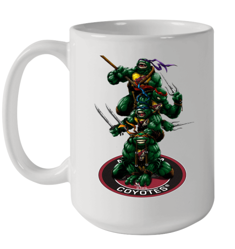 NHL Hockey Arizona Coyotes Teenage Mutant Ninja Turtles Shirt Ceramic Mug 15oz