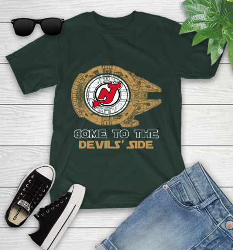 NHL Come To The New Jersey Devils Wars Hockey Sports Youth T-Shirt 5