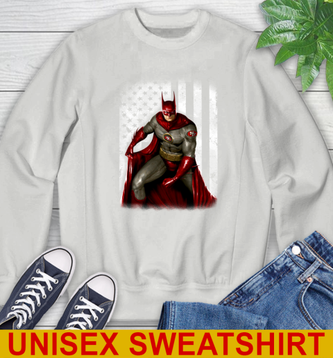 San Francisco 49ers NFL Football Batman DC American Flag Shirt Sweatshirt 5