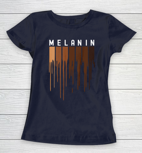 Drippin Melanin T Shirt for Women Pride  Black History Gift Women's T-Shirt 2