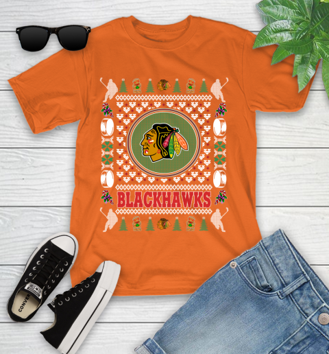 Chicago Blackhawks Merry Christmas NHL Hockey Loyal Fan Ugly Shirt 108