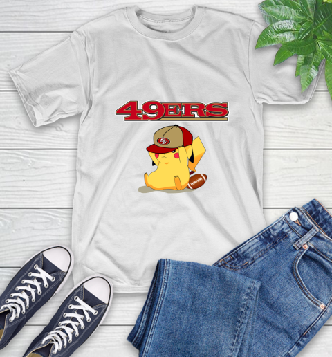 NFL Pikachu Football San Francisco 49ers T-Shirt