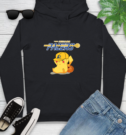 NBA Pikachu Basketball Sports Indiana Pacers Youth Hoodie 2