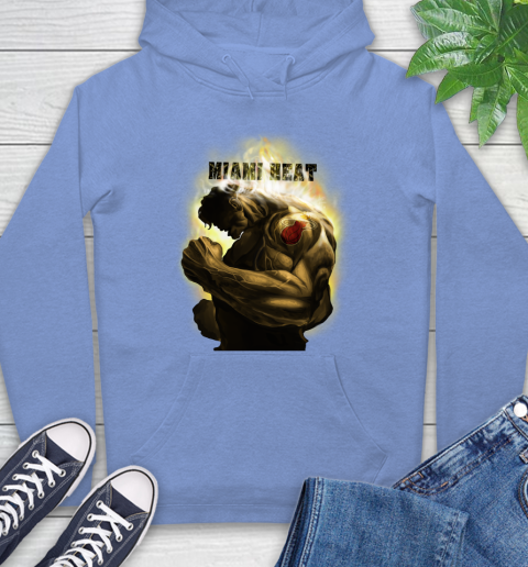 Miami Heat NBA Basketball Hulk Marvel Avengers Sports Hoodie 11