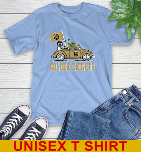 NHL Hockey Vegas Golden Knights Darth Vader Baby Yoda Driving Star Wars Shirt T-Shirt 11