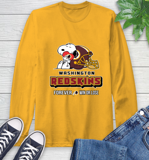 NFL The Peanuts Movie Snoopy Forever Win Or Lose Football Washington Redskins 60