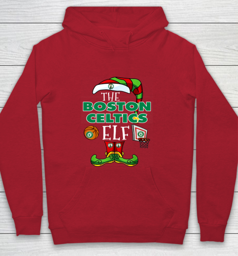Boston Celtics Christmas ELF Funny NBA Youth Hoodie 7