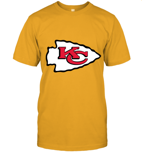 Kansas City Chiefs Line Gray Victory Arch Unisex Jersey Tee