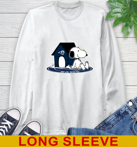 NFL Football Los Angeles Rams Snoopy The Peanuts Movie Shirt Long Sleeve T-Shirt