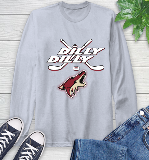 NHL Arizona Coyotes Dilly Dilly Hockey Sports Long Sleeve T-Shirt 6