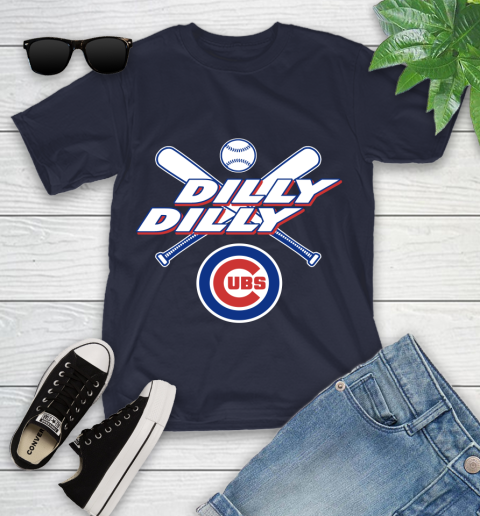 MLB Chicago Cubs Dilly Dilly Baseball Sports Youth T-Shirt 3